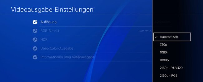 ps4-pro-auflösung-einstellen