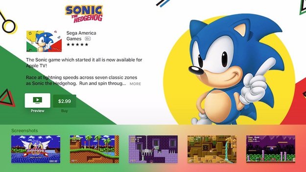 Spiele-Klassiker Sonic the Hedgehog für tvOS erhältlich