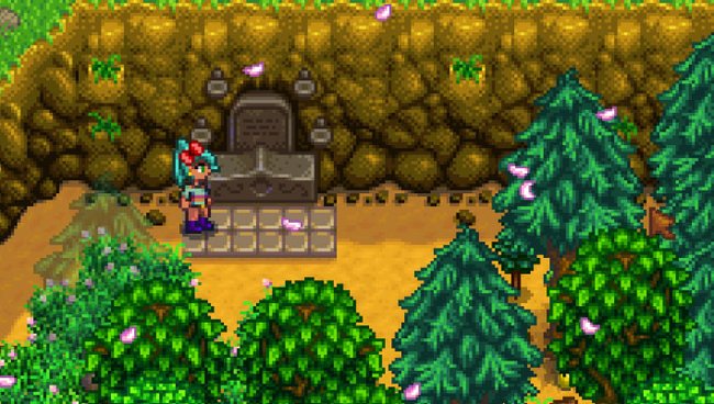 Stardew Valley: Im Nordwesten eurer Farm findet ihr Grandpa's Shrine.