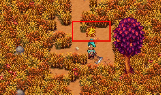 Stardew Valley: Das Heu-Symbol zeigt an, dass das Gras als Heu ins Silo transferiert wird.