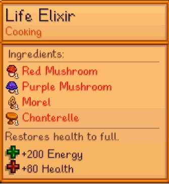 Stardew Valley: Mit dem Mushroom Cave könnt ihr öfter das Life Elixier herstellen.