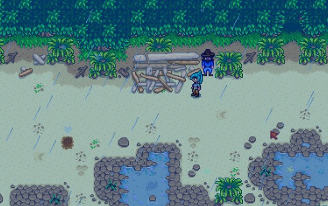 Stardew Valley: Vom Old Mariner bekommt ihr das Mermaid Pendant für die Heirat. (Bildquelle: GIGA)