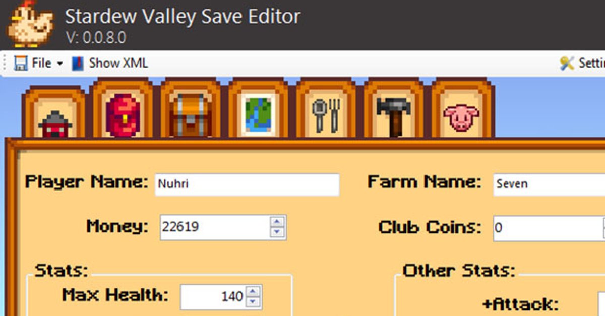 stardew valley save editor storage