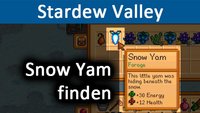 Stardew Valley: Snow Yam finden – So geht's im Winter