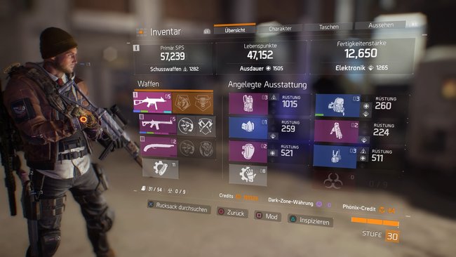 Die Jagd nach besserer Ausrüstung macht einen Großteil des Endgames von The Division aus.