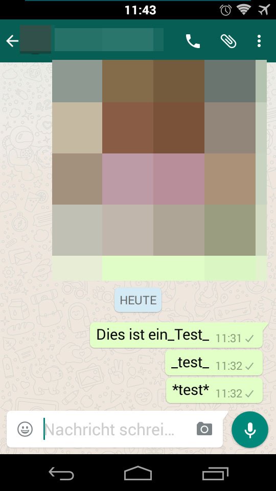 WhatsApp: Wenn die Text-Formatierung nicht funktioniert, habt ihr noch eine alte Version der App. (Bildquelle: GIGA)