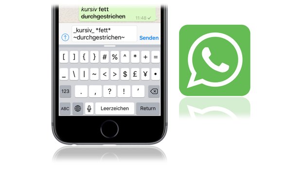WhatsApp fürs iPhone gestattet jetzt Textformatierungen: Kursiv, fett, durchgestrichen