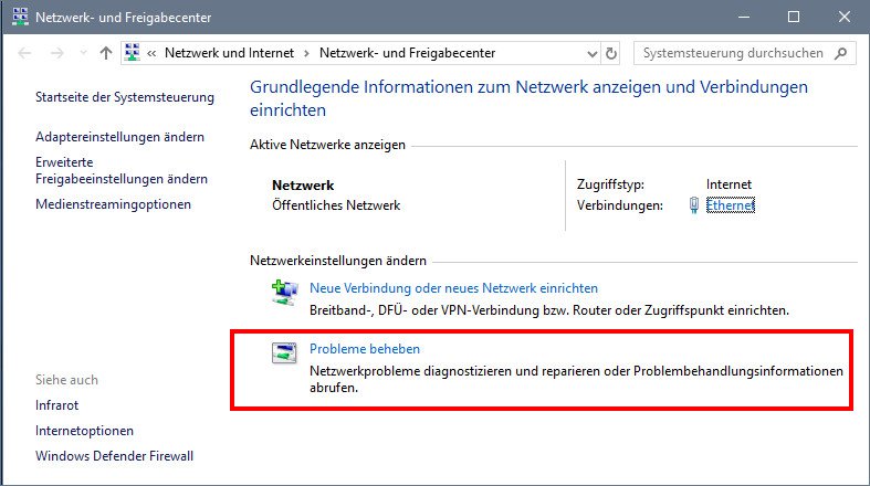 Auf Dem Computer Fehlt Mindestens Ein Netzwerkprotokoll