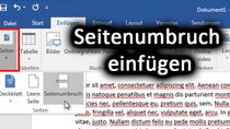 Word: Seitenumbruch einfügen, anzeigen und löschen – So geht's