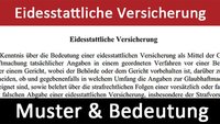 Eidesstattliche Versicherung: Muster, Definition und Bedeutung – Einfach erklärt