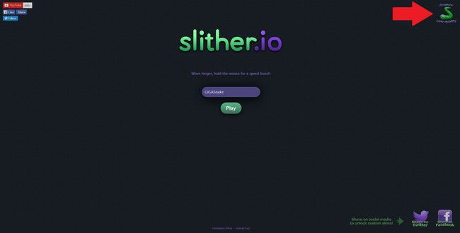 Slither.io Low Quality