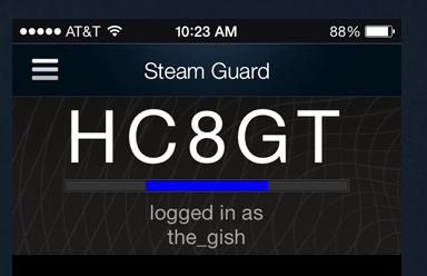 Steam Mobile Authenticator Code