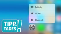 Tipp: Schnellzugriff auf WLAN, Bluetooth und Batterie am iPhone nutzen