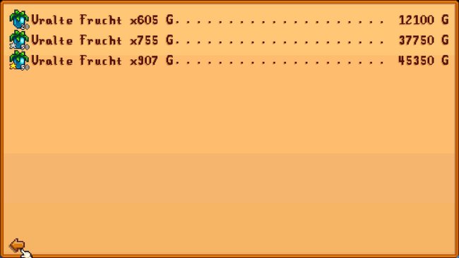 Der Gewinn von 120 uralten Früchten. (Bildquelle: Screenshot GIGA)