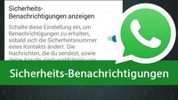 WhatsApp: Sicherheits-Benachrichtigungen aktivieren – so gehts (früher Sicherheitsindikatoren)