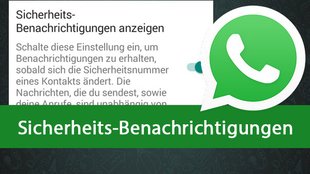 WhatsApp: Sicherheits-Benachrichtigungen aktivieren – so gehts (früher Sicherheitsindikatoren)