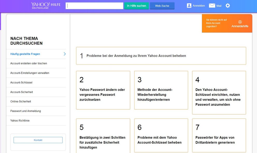 Yahoo deutschland anmelden