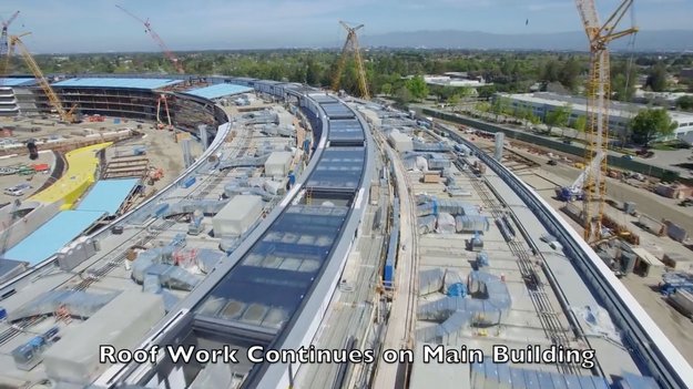 Apple Campus 2: Drohnen-Video zeigt Fortschritte im April