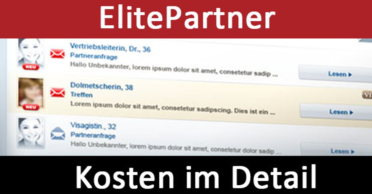 Elite Partner Kosten