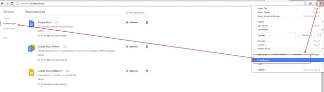 google-erweiterungen