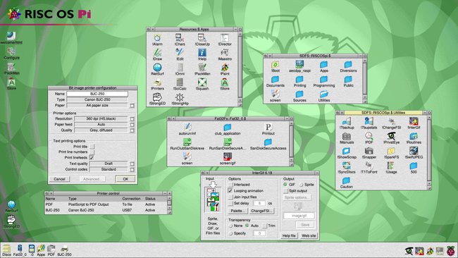 Risc OS ist schlank und bootet innerhalb von Sekunden. Bildquelle: domoticx.com