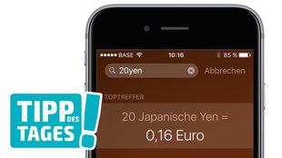 Tipp: Spotlight als Einheits- und Währungsrechner auf iPhone, iPad und Mac nutzen