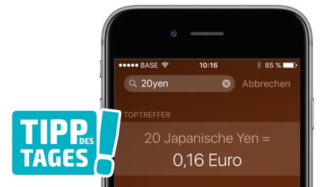 Tipp Spotlight Als Einheits Und Wahrungsrechner Auf Iphone Ipad Und Mac Nutzen