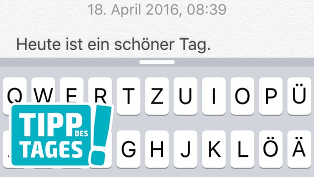Tipp fürs schnelle Schreiben auf dem iPhone: Punkt mit Leerzeichen mittels Kurzbefehl