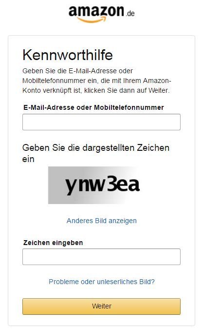 Amazon-LogIn