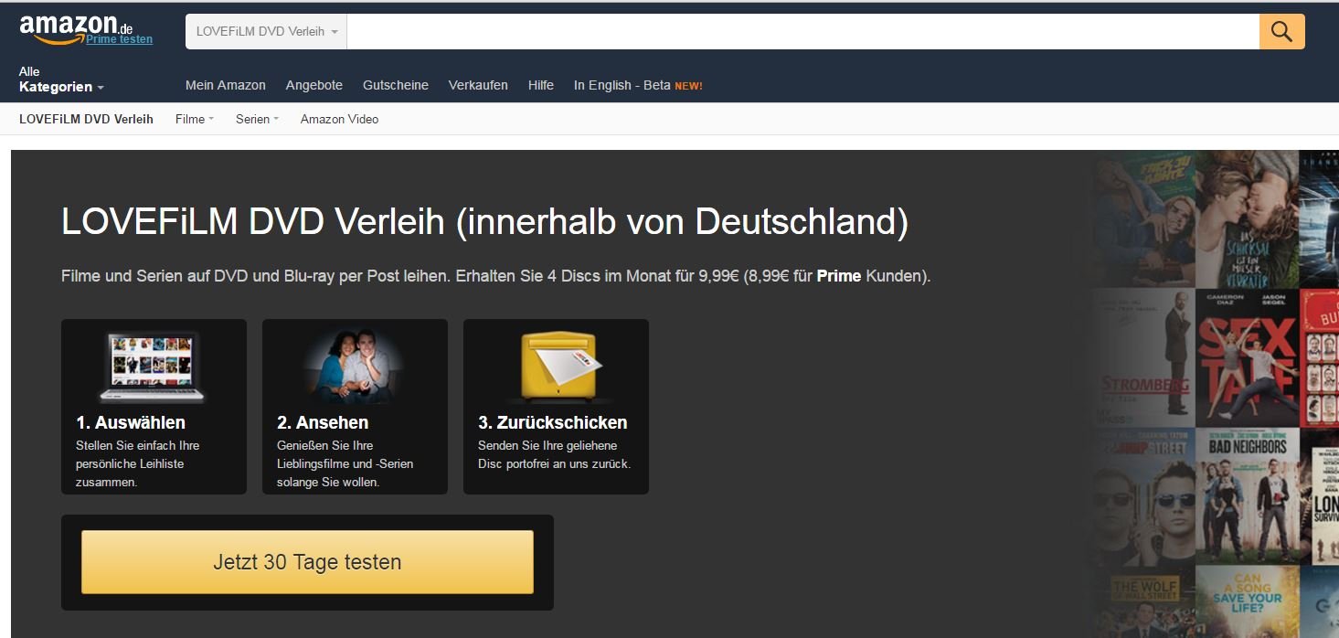 Amazon Lovefilm Amazon Lovefilm