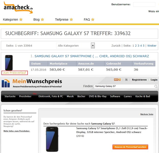 amazon preisverlauf