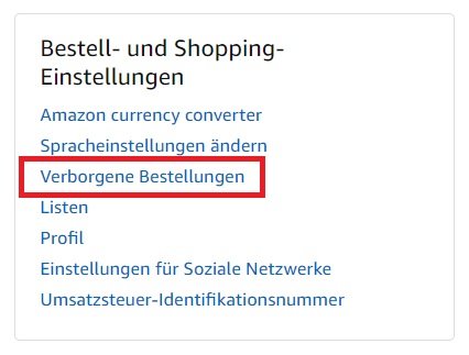 Amazon: Meine Bestellungen Verbergen Und Ausblenden – So Geht's