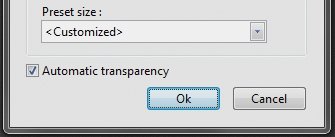 Bilder transparent machen Automatic transparency