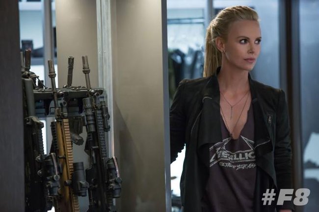 Charlize Theron in "Fast 6 Furious 8"