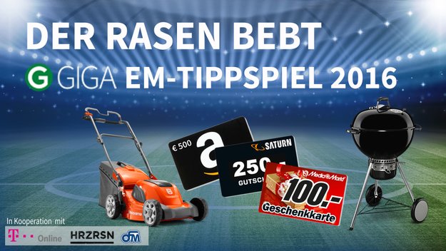 Der Rasen bebt: Das GIGA EM-Tippspiel 2016