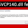 Lösung: MSVCP140.dll oder VCRUNTIME140.dll fehlt