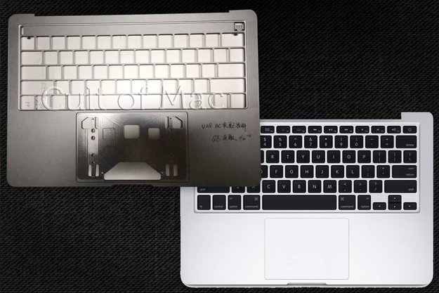 OLED-Screen und 4x USB-C: Bilder zeigen angebliches Gehäuse des MacBook Pro 2016