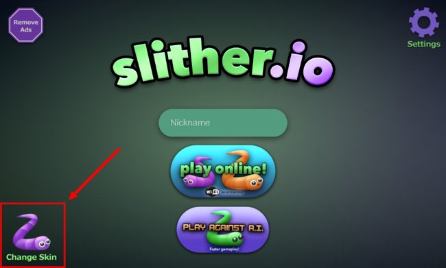 Slither.io Skins Android iOS App
