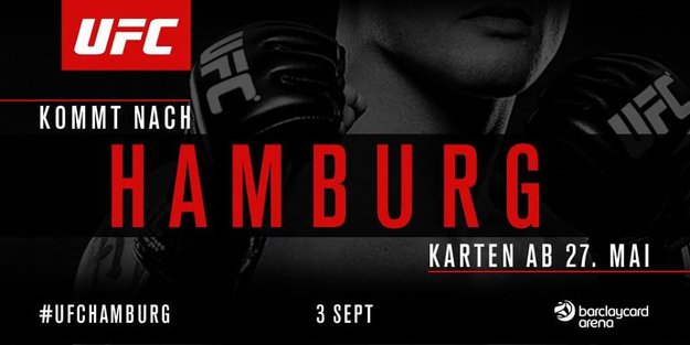UFC 2016 in Hamburg – Ticket-Vorverkauf für Event am 3. September gestartet!