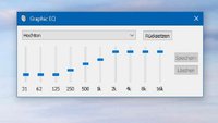 Windows 10 Equalizer perfekt einstellen: Der Ratgeber
