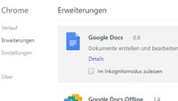 Chrome: Plugins anzeigen, installieren, deinstallieren – so geht's
