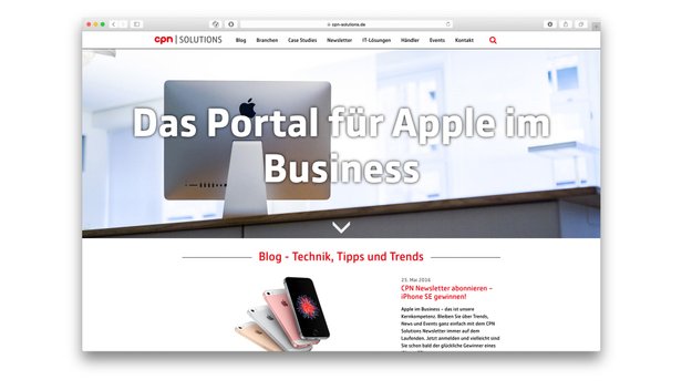 CPN Solutions: Neues Portal mit 100 Business-Fallstudien aus der Apple-Welt