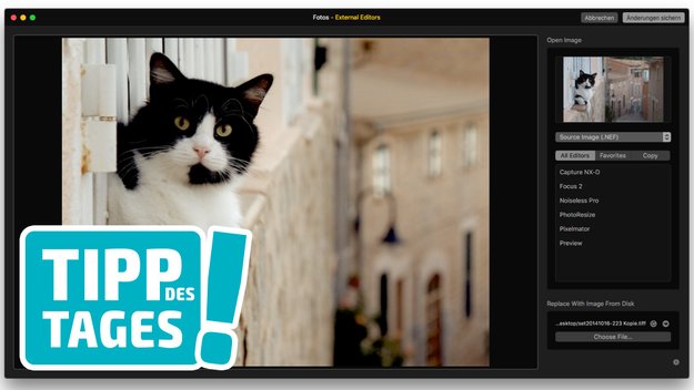 Tipp: Jede Bildbearbeitungssoftware an Fotos von OS X anbinden, so gehts
