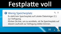 Festplatte voll? Wenig Speicherplatz? – So bekommt Windows wieder mehr