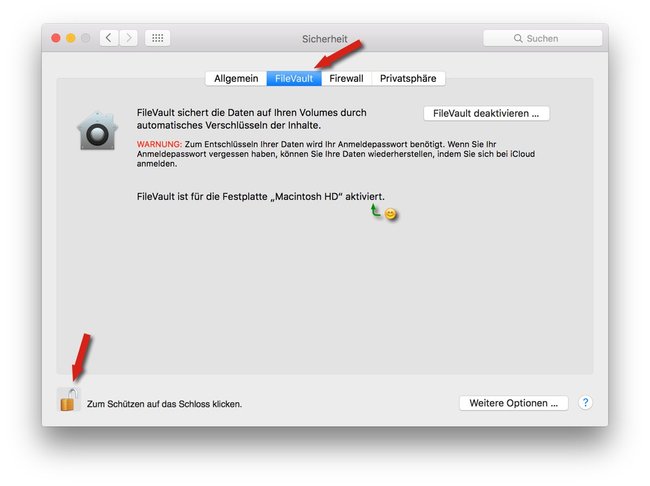 filevault-mac-einstellungen-verschlusselung