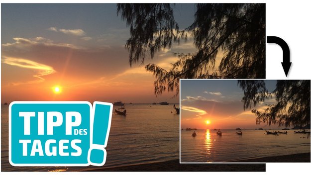 Fotos auf dem iPhone verkleinern für Mail, WhatsApp, Facebook & Co