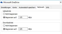 OneDrive: Upload- & Download-Rate einstellen – So geht's