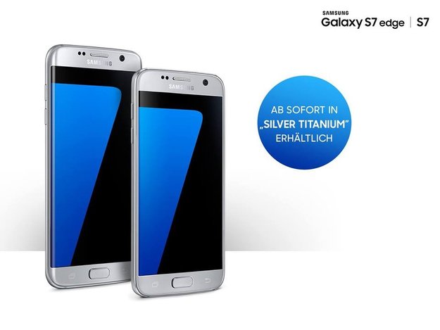 Samsung Galaxy S7 (edge) ab sofort auch in Silber erhältlich