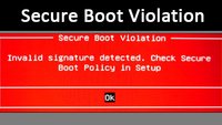 Secure Boot Violation – Ursache und Fehler-Lösung