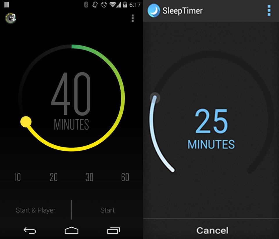 spotify sleep timer android